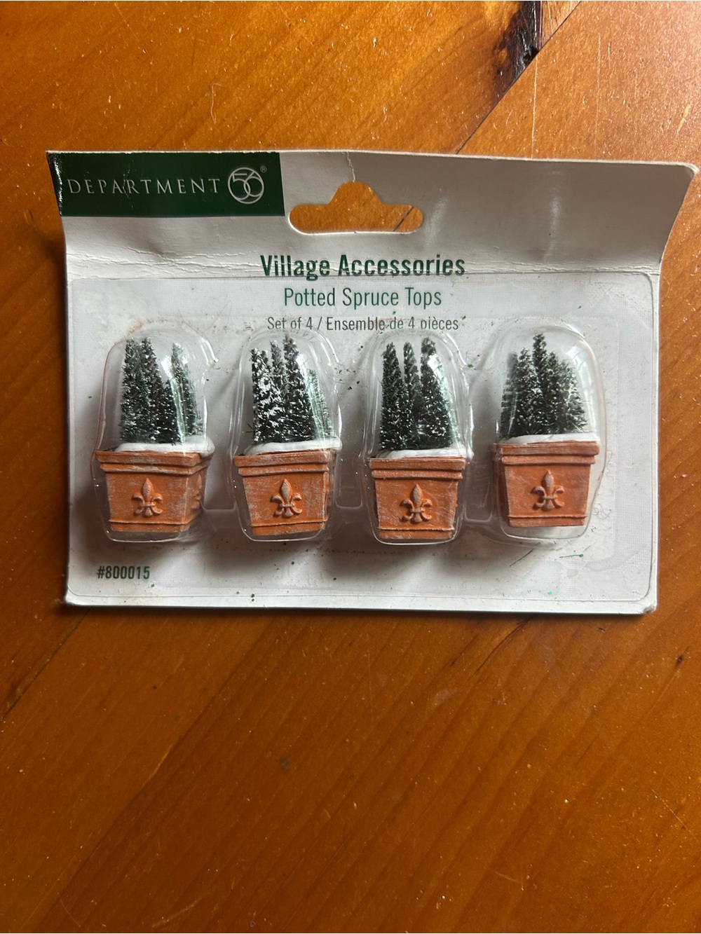 Department 56 Potted Spruce Tops - Green and Terracotta